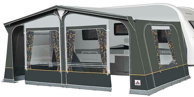 Dorema voortent (MAAT 1 en 2)  kleine caravan, Caravans en Kamperen, Voortenten en Luifels, Nieuw, Verzenden