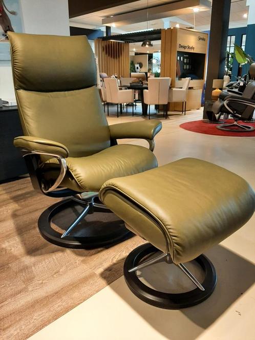 Stressless Aura Signature relaxfauteuil **SHOWROOMMODEL**, Huis en Inrichting, Fauteuils, Nieuw