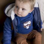 Dirkje-collectie Winterjas Ski Patrol hoody (mid blue), Kinderen en Baby's, Babykleding | Maat 56, Nieuw, Dirkje, Verzenden