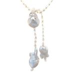 Vintage parel collier met barok parel, Ophalen of Verzenden, Nieuw