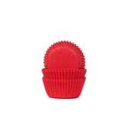 Cupcake Cups HoM MINI Dieprood 35x23mm. 60st., Verzenden, Nieuw