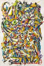 Daniel Palchucán - Dragón I (Noche) - XXL (NO RESERVE), Antiek en Kunst