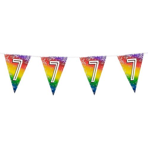 Regenboog Slinger 7 Jaar 6m, Hobby en Vrije tijd, Feestartikelen, Nieuw, Verzenden