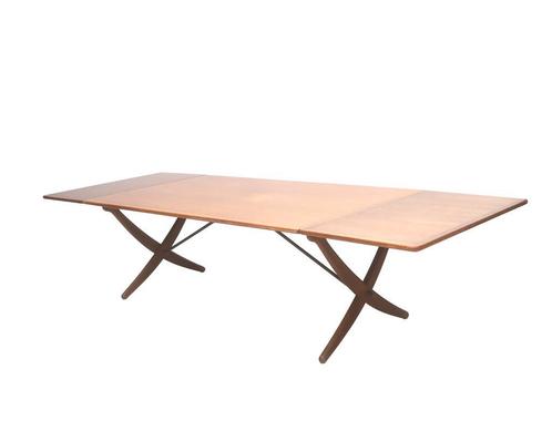 Hans J. Wegner (1914-2007), Huis en Inrichting, Tafels | Eettafels, 200 cm of meer, 100 tot 150 cm, Rechthoekig, Gebruikt, Teakhout