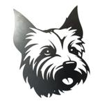 Westie van Cortenstaal – Tuin- en Wanddecoratie 360x288x2 mm, Verzenden, Nieuw