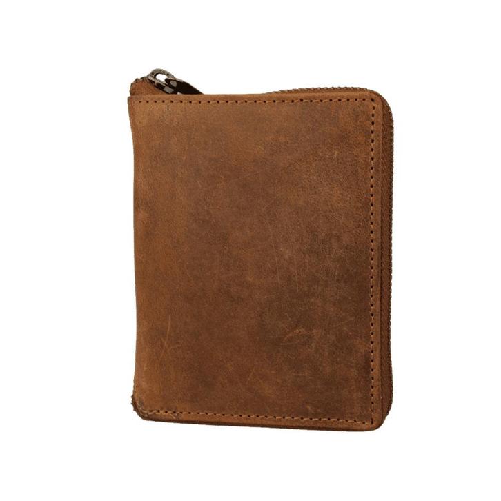 Leren Portemonnee Rits Rondom, Sieraden, Tassen en Uiterlijk, Portemonnees, Verzenden