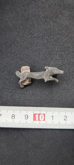 Oud-Romeins Brons Fibula - Roman Dog brooch (Zonder, Antiek en Kunst