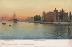 AMSTERDAM - Oosterdok met Marine, Verzamelen, Ansichtkaarten | Nederland, Verzenden, Gelopen