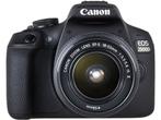 Canon EOS 2000D - Body - 24,1Mpx CMOS - Zwart, Verzenden, Zo goed als nieuw