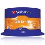 Verbatim DVD-R discs op spindel - 16-speed - 4,7, Nieuw, Ophalen of Verzenden