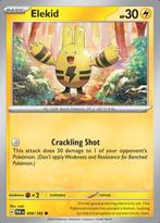 Elekid 059/182 reverse holo Paradox Rift, Hobby en Vrije tijd, Verzamelkaartspellen | Pokémon, Ophalen of Verzenden, Nieuw, Losse kaart