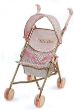 Hauck Poppenbuggy Little Diva - Panterprint/goud, Kinderen en Baby's, Speelgoed | Poppen, Ophalen of Verzenden, Zo goed als nieuw
