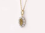 Ketting met hanger - 14 karaat Geel goud - 0.47ct. tw.