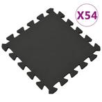 vidaXL 54x Vloermatten 4,86  EVA-schuim zwart, Sport en Fitness, Fitnessmaterialen, Verzenden, Nieuw
