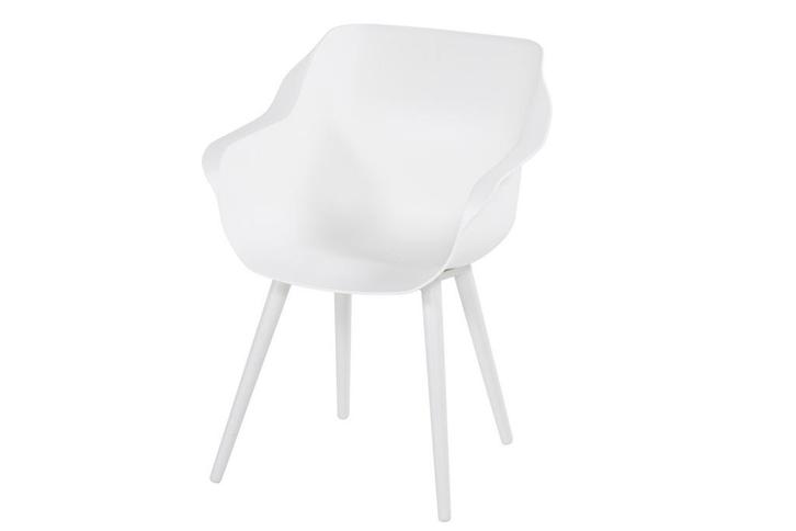 Hartman Sophie Studio dining armstoel - White - Alu poot, Tuin en Terras, Tuinstoelen, Nieuw, Overige materialen, Verzenden