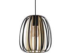 EGLO Encinitos Hanglamp - E27 - 25,5cm - Staal - Zwart/Goud, Verzenden, Zo goed als nieuw