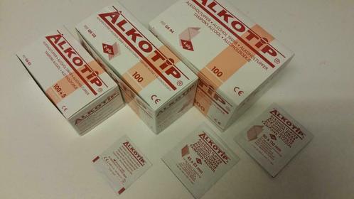 Alcohol 70% 100 doekjes alcohol vb reinigen pinapparaat hand, Hobby en Vrije tijd, Feestartikelen | Verhuur, Nieuw, Ophalen of Verzenden