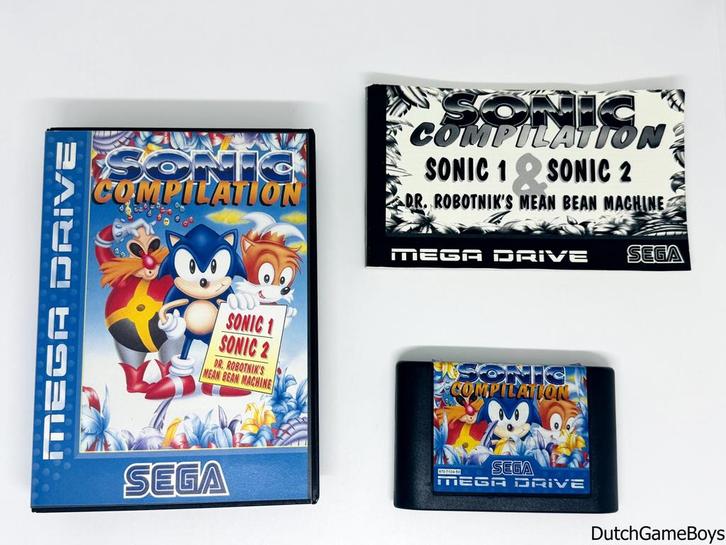 Sega Megadrive - Sonic Compilation, Spelcomputers en Games, Games | Sega, Gebruikt, Verzenden