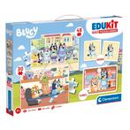 Clementoni Edukit Bluey 4-in-1 Puzzles + Games, Hobby en Vrije tijd, Verzenden, Nieuw