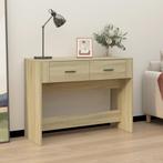 vidaXL Wandtafel 100x39x75 cm bewerkt hout sonoma, 100 tot 150 cm, Verzenden, Nieuw, 75 cm of meer