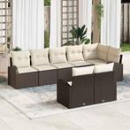 vidaXL Tuin Sofa Set 8 pcs poly rattan, Tuin en Terras, Verzenden, Nieuw, Rotan