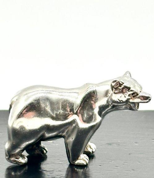 No reserve-Handgemaakte massieve 1e gehalte zilveren, Antiek en Kunst, Antiek | Goud en Zilver