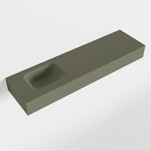 MONDIAZ LEX Army vrijhangende solid surface wastafel 110cm., Doe-het-zelf en Verbouw, Sanitair, Overige typen, Nieuw, Ophalen of Verzenden