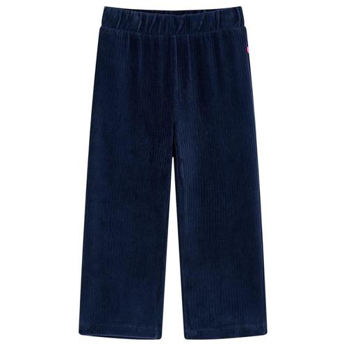 vidaXL Kinderbroek 116 ribfluweel marineblauw, Kinderen en Baby's, Kinderkleding | Overige, Nieuw, Verzenden
