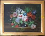 Nederlandse school (XX) - Klassiek bloemstilleven in 17e, Antiek en Kunst, Kunst | Schilderijen | Klassiek