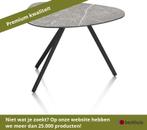 XOOON Minato salontafel HPL/metaal - Lichtgrijs, Huis en Inrichting, Tafels | Salontafels, Ophalen of Verzenden, Nieuw, Overige materialen