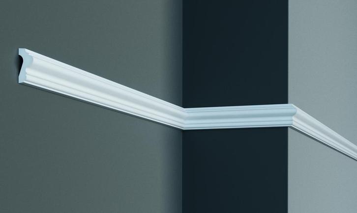 Kaderlijst CR824 (42 x 18 mm), polyurethaan, lengte 2 m, Doe-het-zelf en Verbouw, Plinten en Afwerking, Nieuw, Ophalen of Verzenden