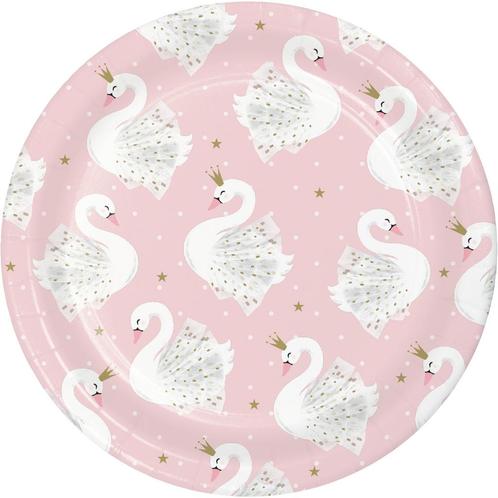 Borden Zwanen 18cm 8st, Hobby en Vrije tijd, Feestartikelen, Nieuw, Verzenden