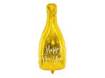 Helium Ballon Fles Happy New Year Leeg 82cm, Hobby en Vrije tijd, Feestartikelen, Verzenden, Nieuw