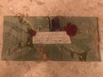 Relikwie - zijde gebloemde taffeta - Eind 18e eeuw - Stukje, Antiek en Kunst