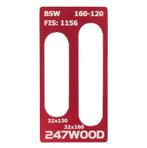 247WOOD FIS inleg 160x32 voor BSW 160-120, Verzenden, Nieuw