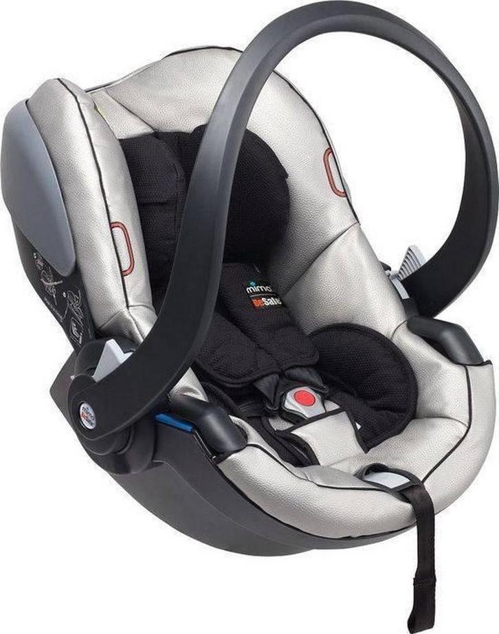 Mima BeSafe iZi Go Autostoel/Maxicosi zilver van 169 voor 73, Kinderen en Baby's, Autostoeltjes, Slaapstand, Autogordel of Isofix