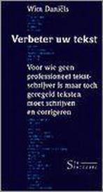 Verbeter uw tekst 9789075566482 Wim Daniëls, Boeken, Gelezen, Wim Daniëls, Verzenden