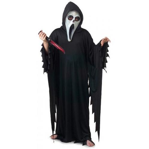 Halloween/horror zwart Scream/Scary Movie kostuum voor jon.., Kinderen en Baby's, Carnavalskleding en Verkleedspullen, Verzenden