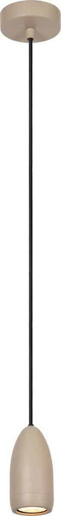 Lucide EVORA Hanglamp Ø 10 cm 1xGU10 - Taupe, Huis en Inrichting, Lampen | Hanglampen, Ophalen of Verzenden, Zo goed als nieuw