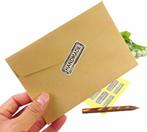 Sluitstickers handmade uppercase different style etiket 80, Hobby en Vrije tijd, Ophalen of Verzenden, Nieuw