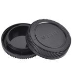 Micro 4/3 (MFT) Body Cap + Rear Lens Cap Set, Nieuw