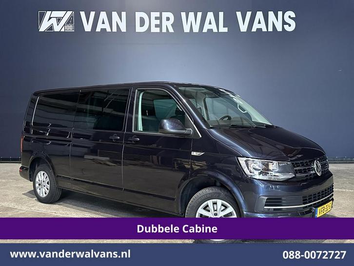 Volkswagen Transporter | 2.0 TDI 150pk Automaat L2H1 Dubbele, Auto's, Bestelauto's, Dealer onderhouden, Lease, Automaat, Diesel