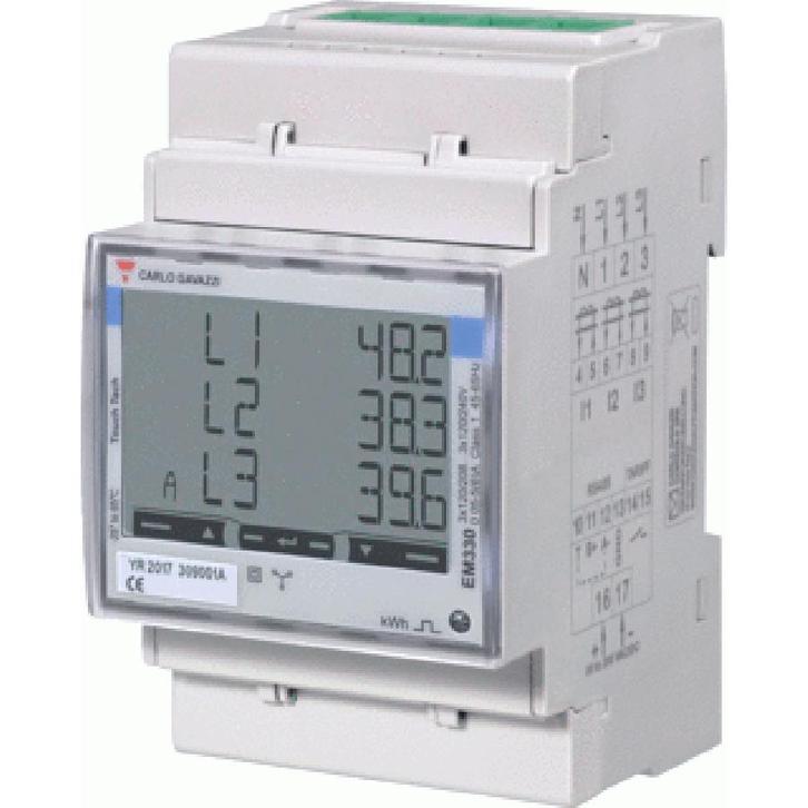 Carlo Gavazzi Energiemeter EM330 3-fase via CTs, Auto-onderdelen, Accu's en Toebehoren, Ophalen of Verzenden