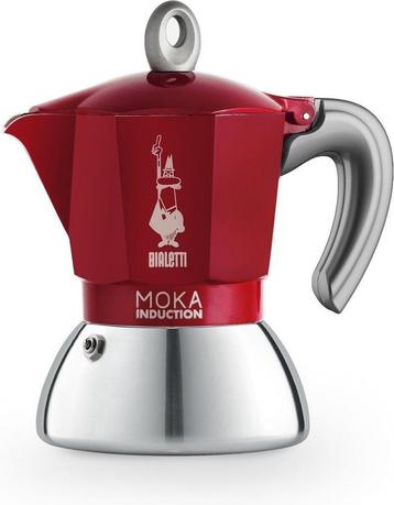 Bialetti Moka Inductie - percolator - Rood - 2 kopjes beschikbaar voor biedingen