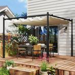 TRUUSK Pergola Ca. 3x3m Tuin Paviljoen, Terrasoverkapping Va, Tuin en Terras, Verzenden, Nieuw