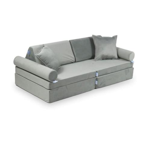 Grijze modulaire mini speelbank van zacht schuim en luxe..., Kinderen en Baby's, Kinderkamer | Inrichting en Decoratie, Nieuw