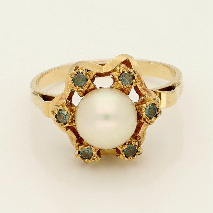 Ring - 18 karaat Geel goud, Sieraden, Tassen en Uiterlijk, Ringen