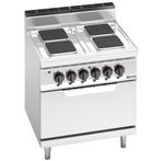 GGM Gastro | Elektrische fornuis - 10,4 kW - 4 vierkante |, Verzenden, Nieuw, Inbouw
