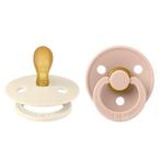 BIBS Colour 2 Pack - Ivory/Blush  - Symmetrische  Spenen, Ophalen of Verzenden, Nieuw, Overige typen