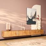 *WOONWINKEL* Starfurn Madison Naturel Hangend Tv-meubel Mang, Huis en Inrichting, Kasten | Televisiemeubels, Verzenden, Nieuw